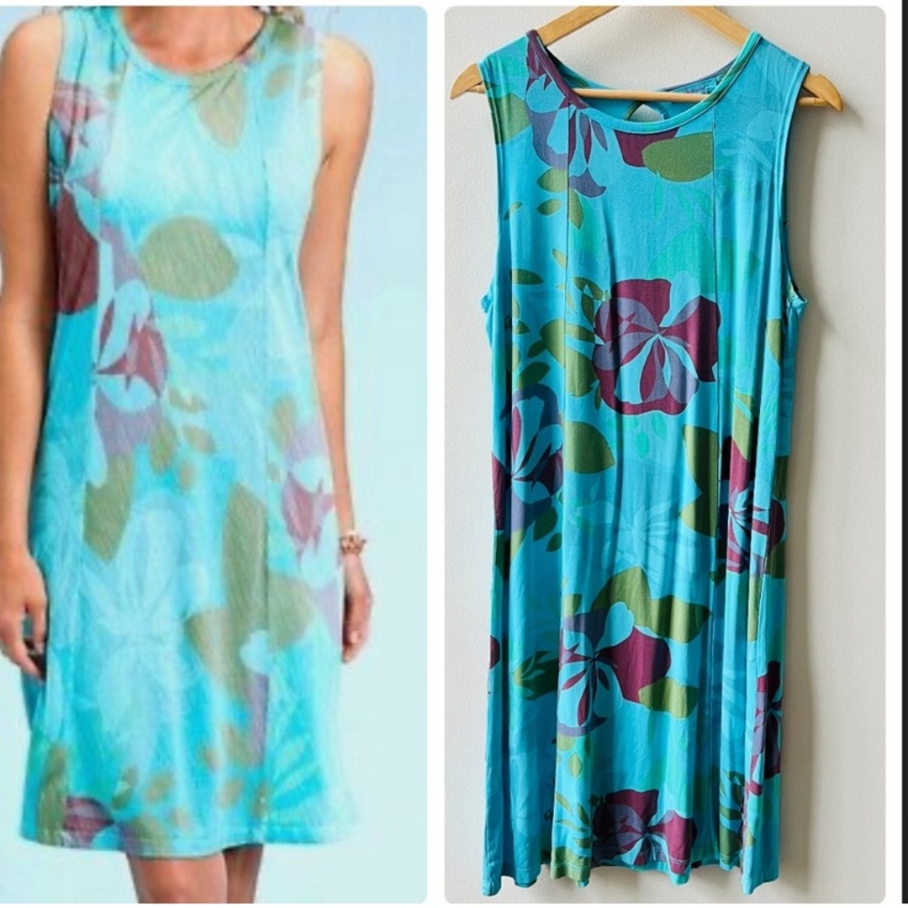 Fresh Produce Medium Luna Blue Chloe Fresh Blossoms Key Hole Dress Medium